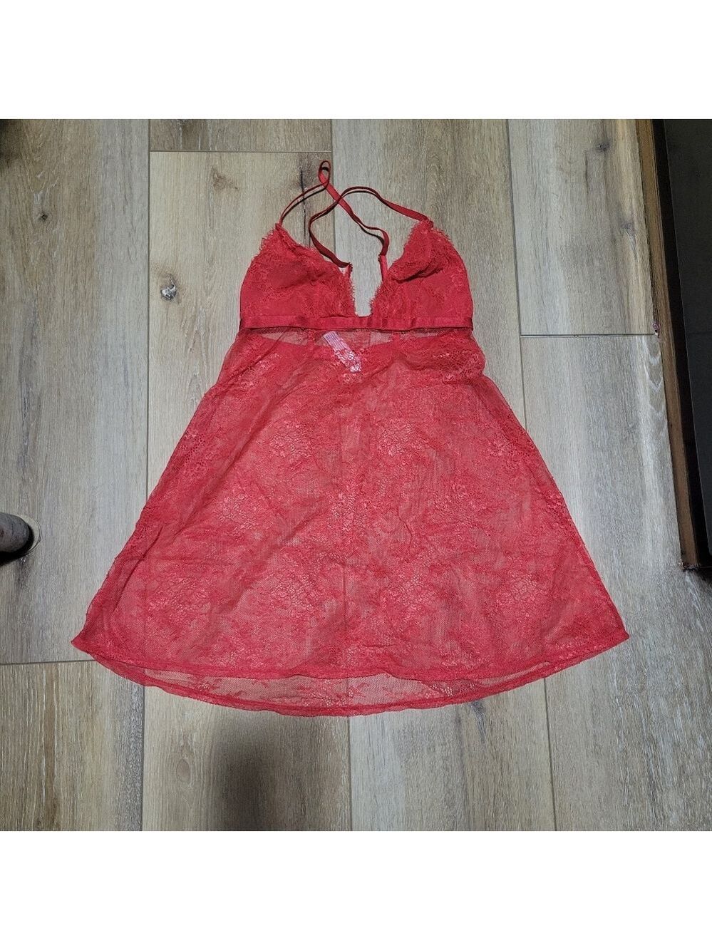 Auden Vibrant Red Lace Intimate Size M